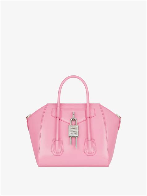 givenchy mini antigona nude|Women's Mini Antigona Lock bag in Box leather .